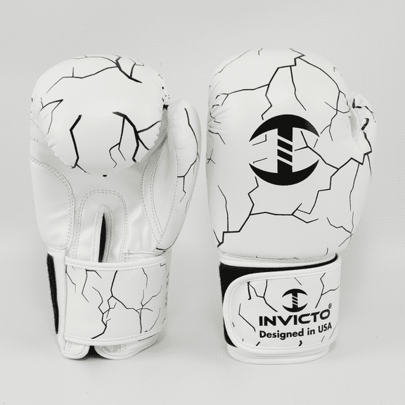 Invicto Snowstorm Boxing Gloves - Premium Rexine, Sizes 8 oz to 18 oz