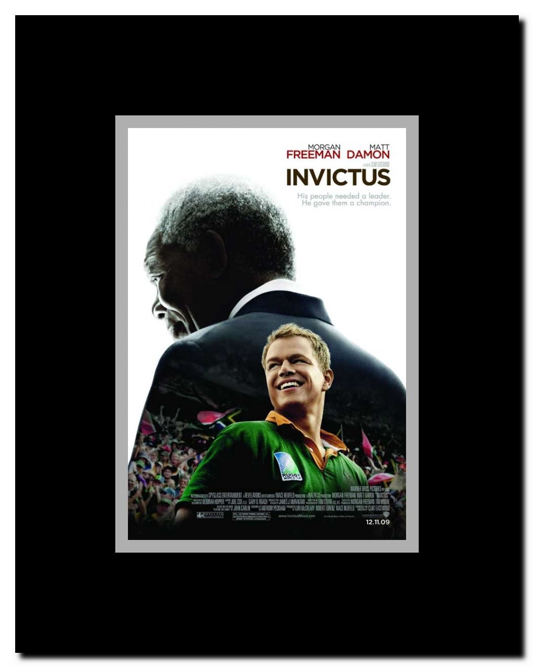 Invictus Framed Movie Poster