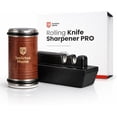 thumbnail image 1 of Invictus Knife Sharpener Pro - Professional Rolling Knife Sharpener Kit with Diamond and Ceramic Discs - Fast & Safe Manual Knife Sharpener with Magnetic Base, 15° & 20° Angles for Razor-Sharp Edge, 1 of 3