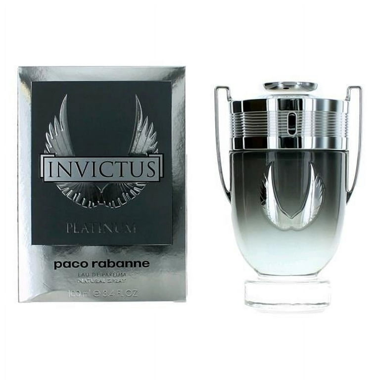 Invictus Platinum by Paco Rabanne Eau de Parfum Spray 3.4 oz (Men)