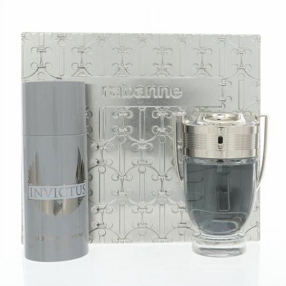 Invictus by Paco Rabanne Gift Set -- 3.4 oz Eau De Toilette Spray + 5.1 oz Deodorant Spray