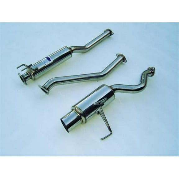 Invidia 101 mm Tip Cat- Back Exhaust for 2002 Plus Honda Civic Si 3 Door