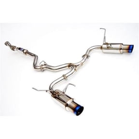 Invidia Single Layer Titanium Tipped Cat-Back Exhaust for 2008-2011 STI Hatch & 11 WRX Hatch Dual N1