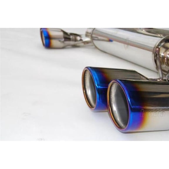 Invidia Titanium Tip Cat-back Exhaust for 2008-2011 STi Hatch & 2011 WRX Hatch Dual Q300