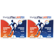 InvigoFlex AM PM Joint Support, Glucosamine Chondroitin with Turmeric, Day & Night Formula, 120 Caplets 2 Pack
