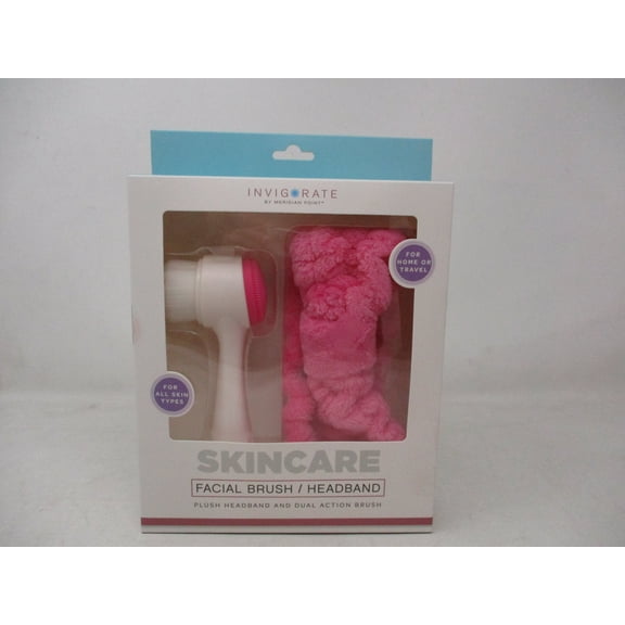 Invigorate by Meridian Point Skincare Facial Brush and Headband
