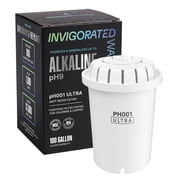 Invigorated Water PH001 Ultra Alkaline Water Filter, 96 Gallons, Multi-Stage Filtration, 1-Pack