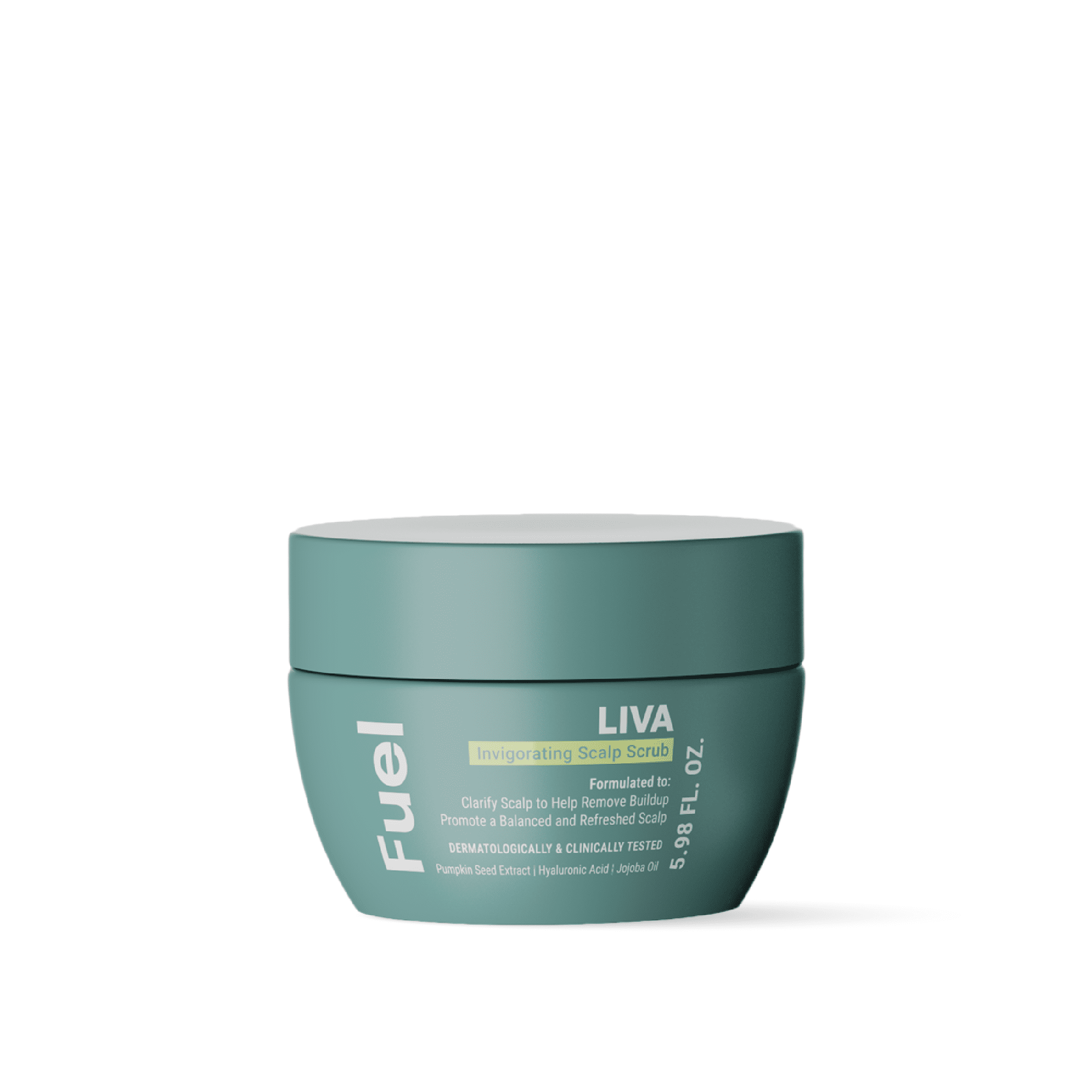 Liva Invigorating Scalp Scrub with Pumpkin Seed Extract & Hyaluronic Acid, 5.98 oz