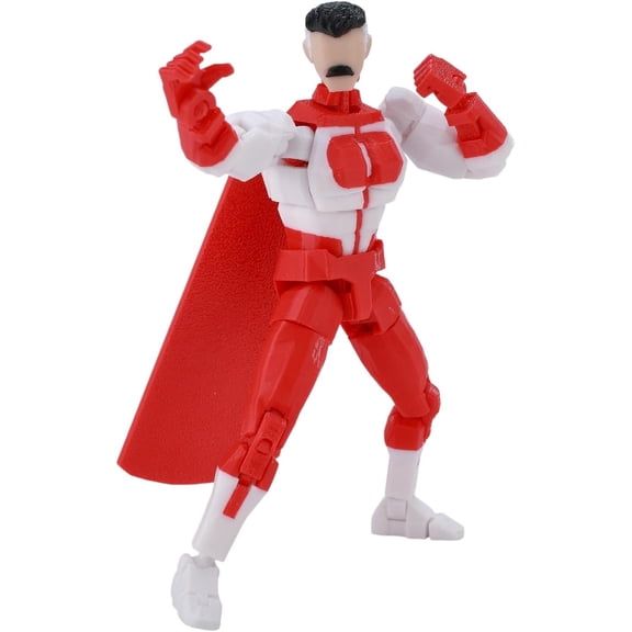 Invinckle Action Figures Assembly Completed Multi-Jointed Posable Movable 3D Printed Action Figure Full Body Movability Doll Creative Gifts