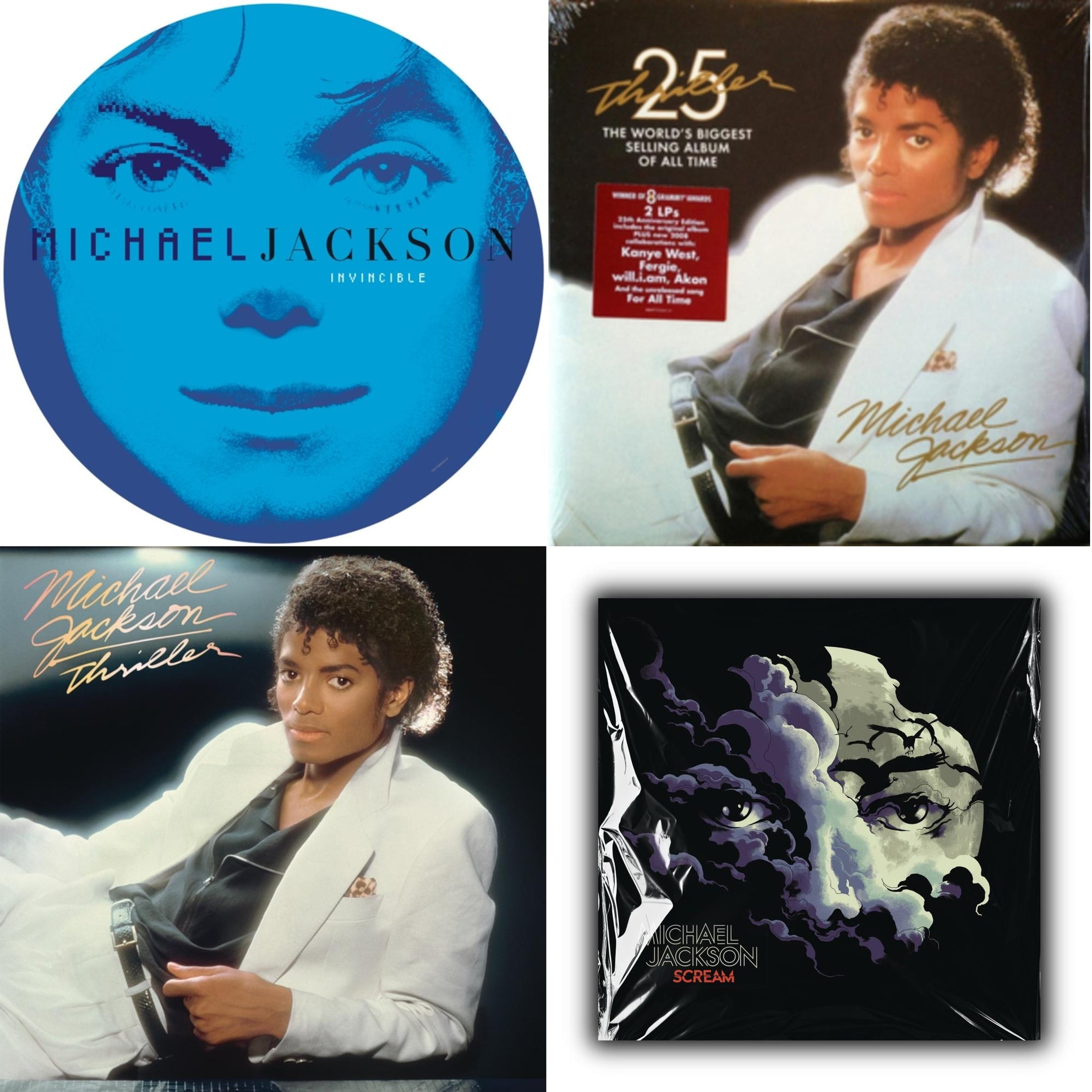 Invincible (2LP/Picture Disc) & Thriller (25Th Anniversary Edition