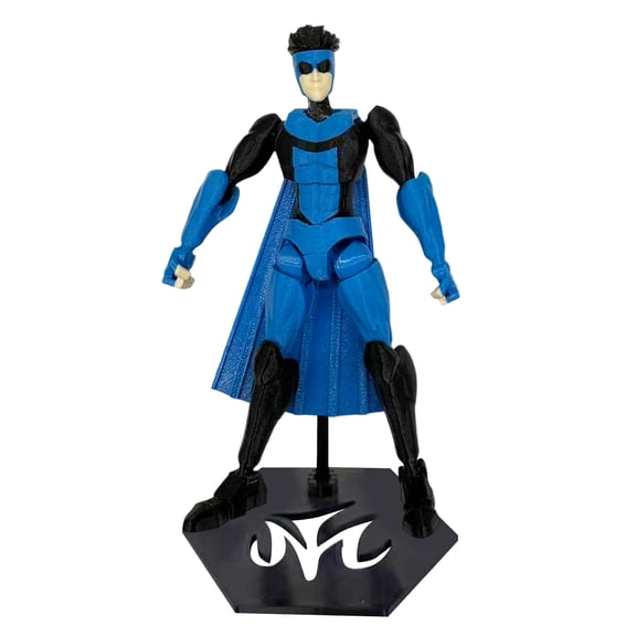 Invincible Animated Series 3D Printed Action Figure, 5.3" Dynamic Articulated Figure, Desktop Display Collectible for Fan Collection & Gifting(D)