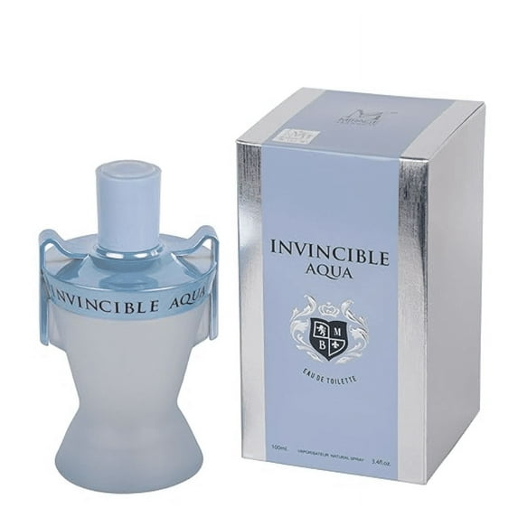 Invincible Aqua by Mirage Brands - Eau De Toilette - Men's Perfume - 3.4 Fl Oz