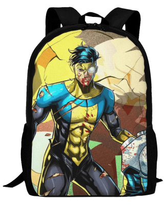 Invincible Cartoon Printing Casual Shoulder Bag Junior High Students ...