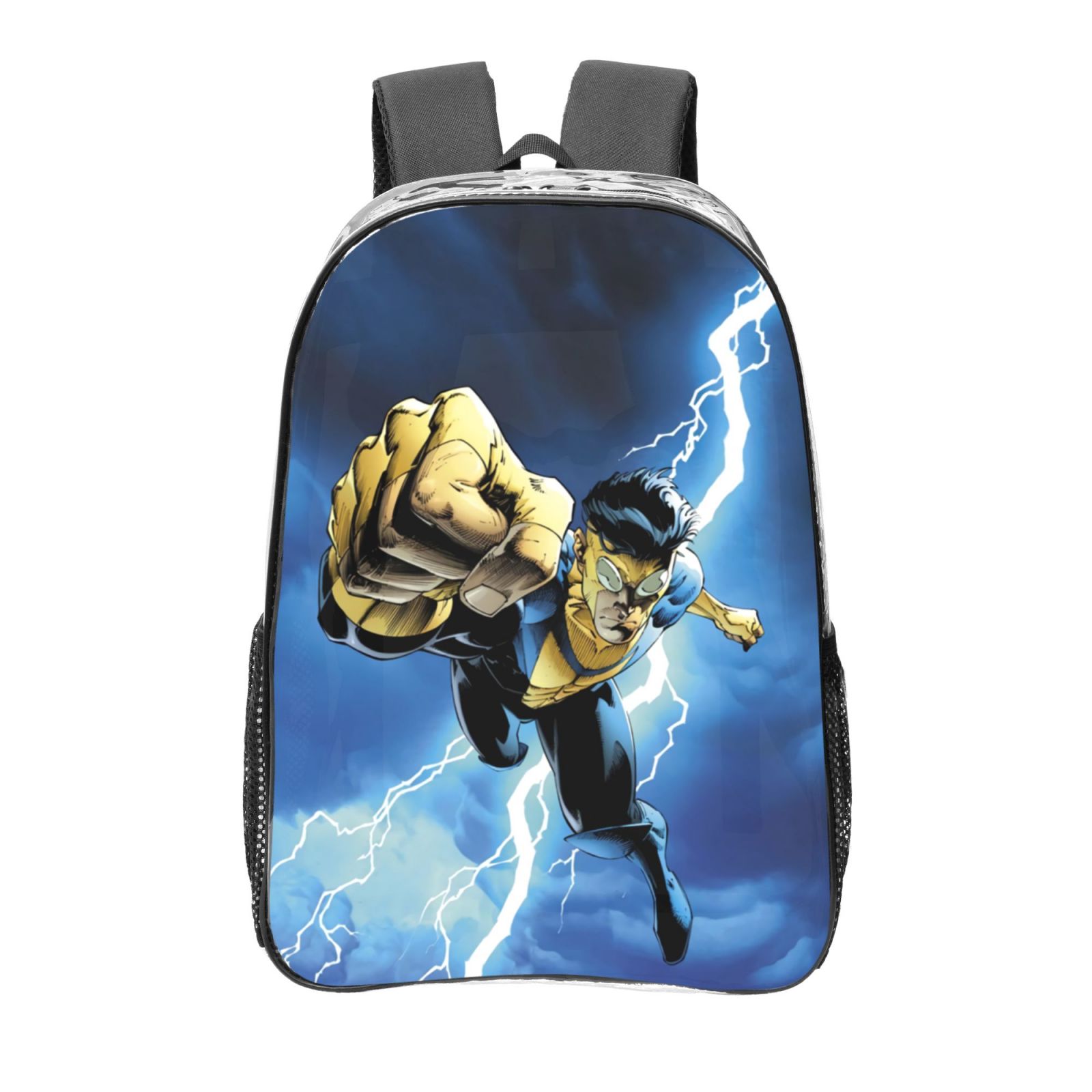 Invincible Clear Backpack 16 Inch Large Capacity PVC Transparent Laptop ...