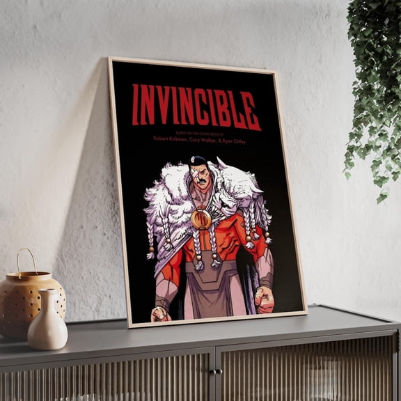 Invincible Comic Thragg With Battle Beast Poster, Unframed Paper Poster 16x20in