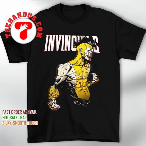 Invincible Comics Graphic Short Sleeve Shirt Size S-5Xl
