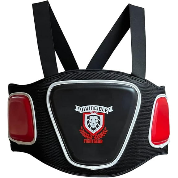 Airflow Body Protector Heavy Hitter: Ultimate Chest Guard for Boxing, MMA, Kickboxing, Muay Thai - Coaching/Training, Black