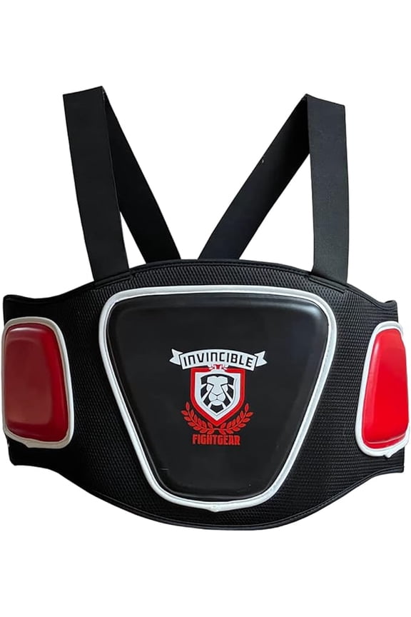 Airflow Body Protector Heavy Hitter: Ultimate Chest Guard for Boxing, MMA, Kickboxing, Muay Thai - Coaching/Training, Black