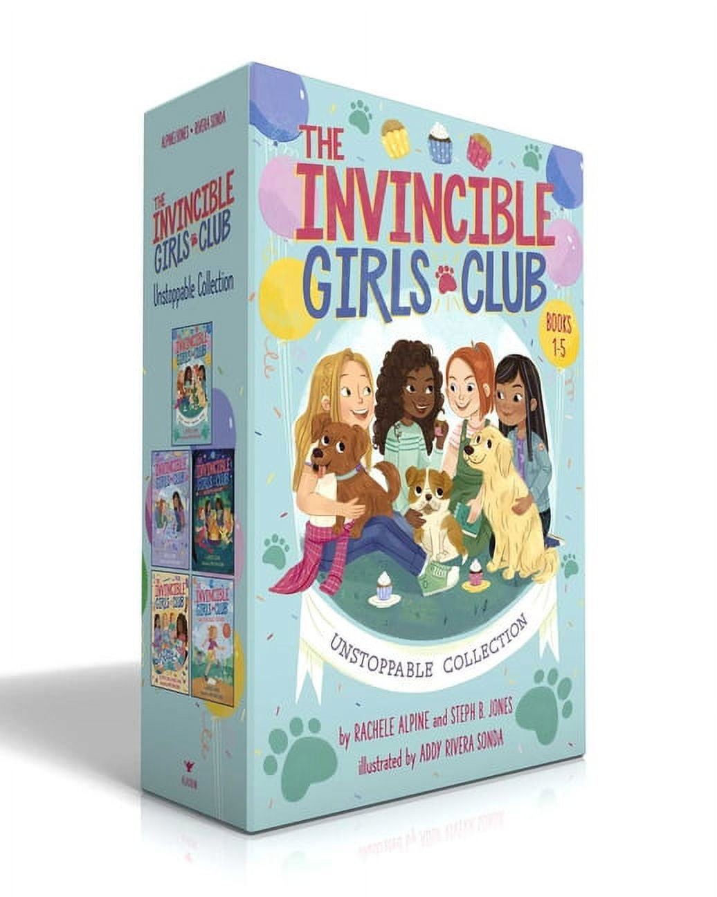 The Invincible Girls Club The Invincible Girls Club Unstoppable Collection (Boxed Set): Home Sweet Forever Home; Art with Heart; Back to Nature; Q, (Paperback)