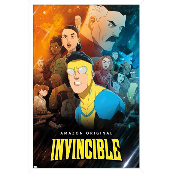 Invincible - Group One Sheet Wall Poster, 14.725" x 22.375" Framed