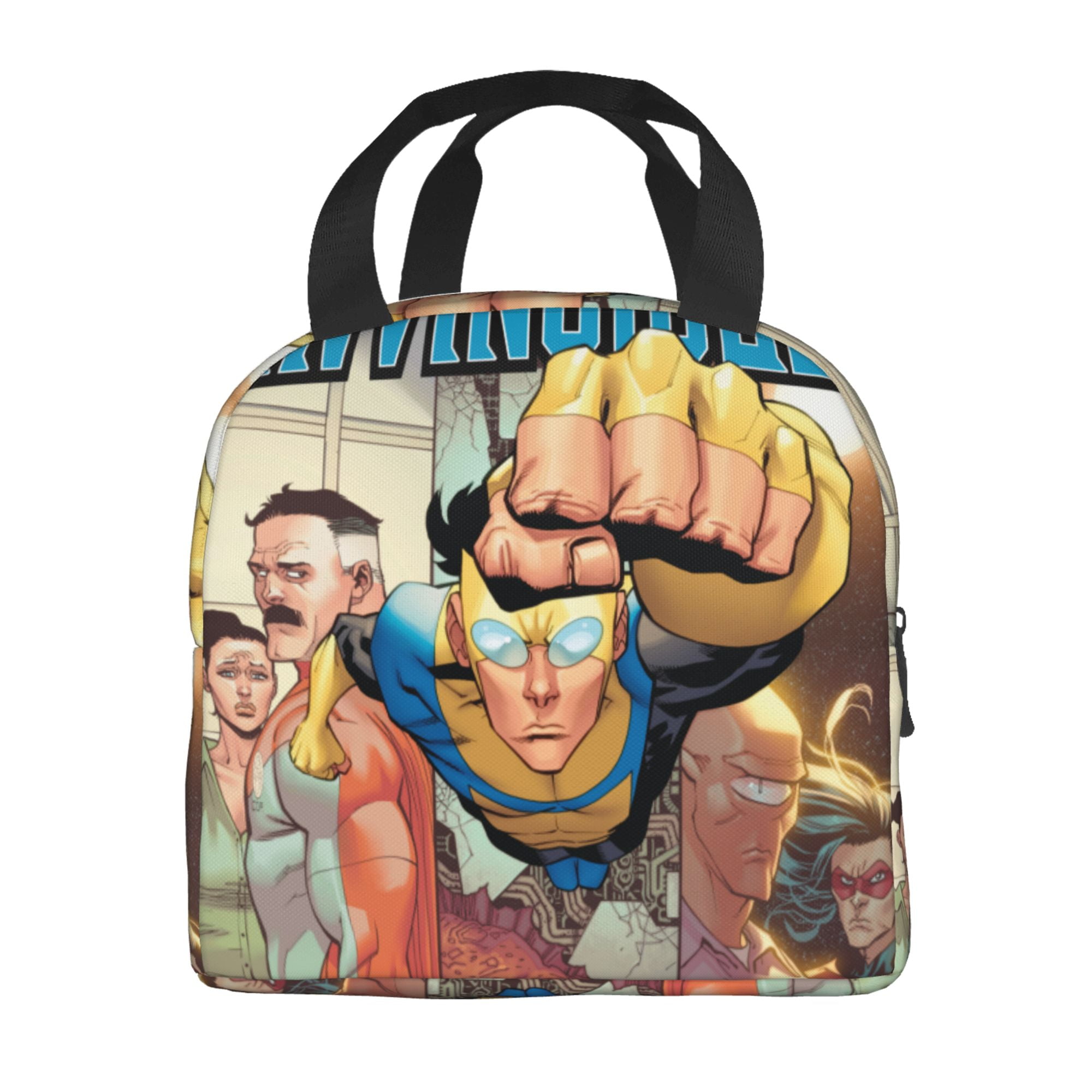 Invincible Insulated Lunch Bag, Reusable Lunch Box Container Waterproof ...