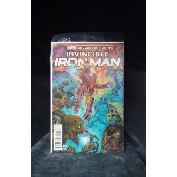 Pre-Owned Invincible Iron Man #1 Marvel Collectors Corp Cover 2015 Marvel Comics Comic Book
