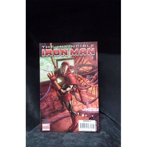 Pre-Owned Invincible Iron Man #3 Second Print Cover 2008 Marvel Comics Comic Book