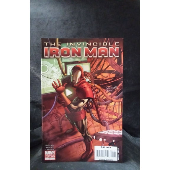 Pre-Owned Invincible Iron Man #3 Second Print Cover 2008 Marvel Comics Comic Book