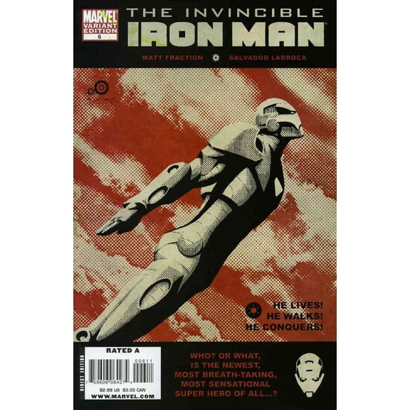 Invincible Iron Man #6A VF ; Marvel Comic Book