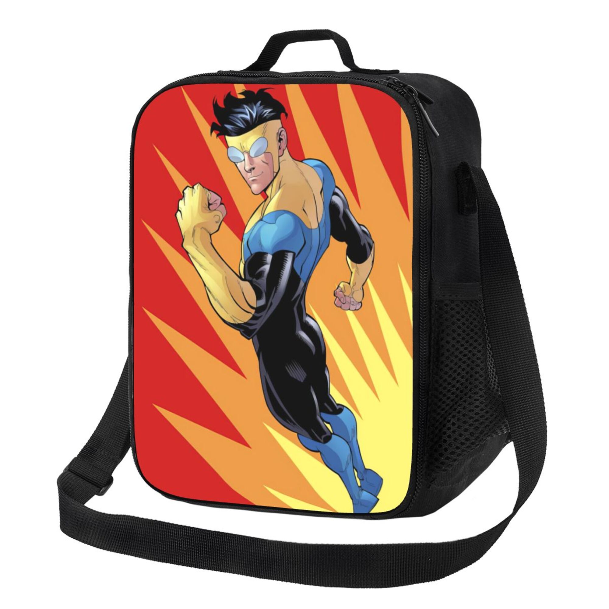 Invincible Lunch Bag, Insulated Shoulder Lunch Box Reusable Tote Bag ...
