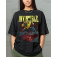 thumbnail image 1 of Invincible Mark Superhero T Shirt, Unisex Shirt, Graphic Tee,Maroon Color,Size 3XL, 1 of 5