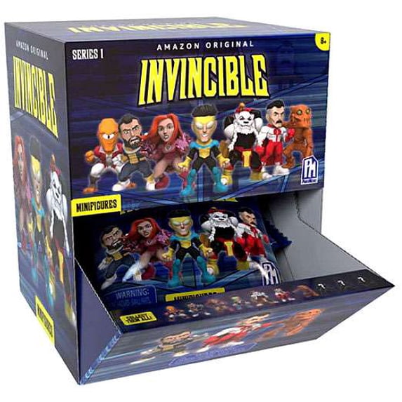 Invincible Box Set Invincible Mini Figures Series 1 Mystery Box (24 Packs) - Walmart.com