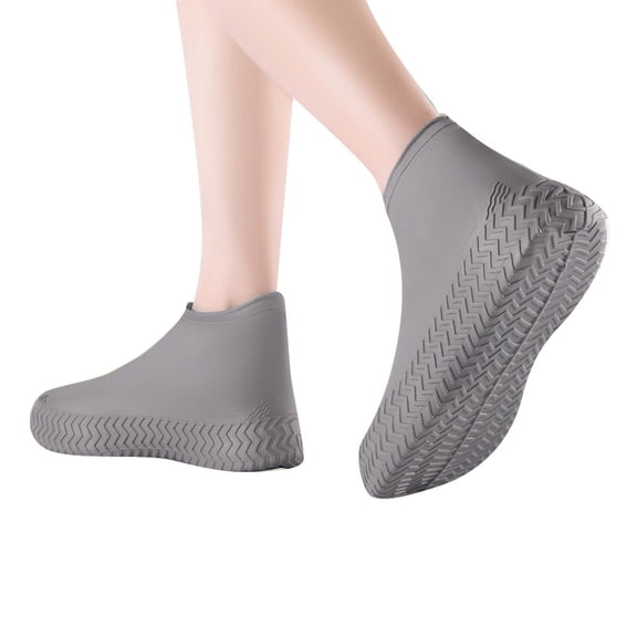 Invincible Overshoes Latex Rain Boots Covers Protective Gear For Outdoor Camping Hiking Walking Cycling