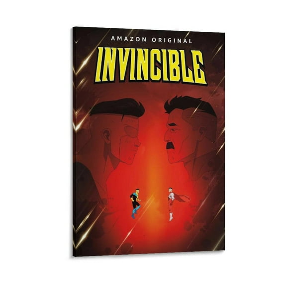 Invincible Poster(1) Wall Art Picture Painting Poster Canvas Print Posters Artworks Bedroom Living Room Decor 12x18inch(30x45cm)
