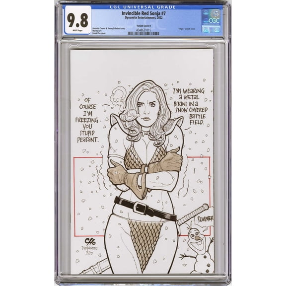 Invincible Red Sonja #7 - CGC 9.8 Comic Book