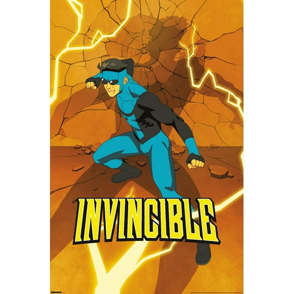 Invincible: Season 3 - Blue Suit Teaser One Sheet Wall Poster, 22.375" x 34"