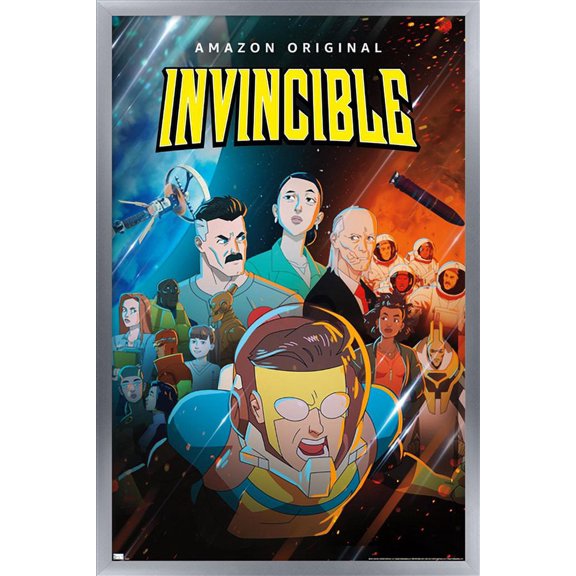 Invincible - Space One Sheet Wall Poster, 22.375" x 34" Framed