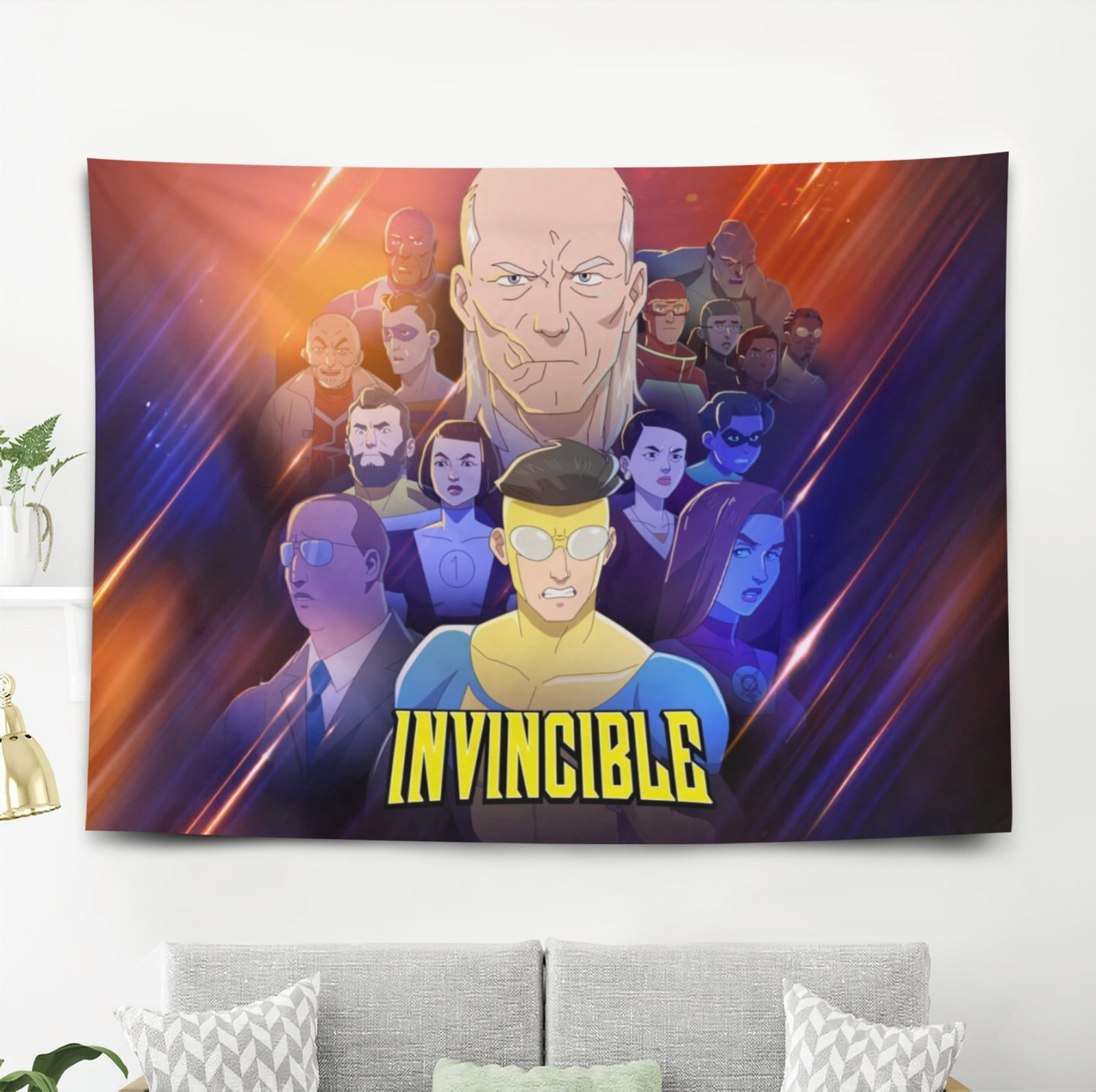 Invincible Tapestry Banner Backdrop Background Poster Wall Decor Party ...