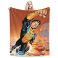 thumbnail image 1 of Invincible Throw Blanket Soft Lightweight Cozy Plush Flannel Bed Blanket Fuzzy Fluffy Fleece Blankets for Bedroom Living Room Couch Office 40"X30", 1 of 8