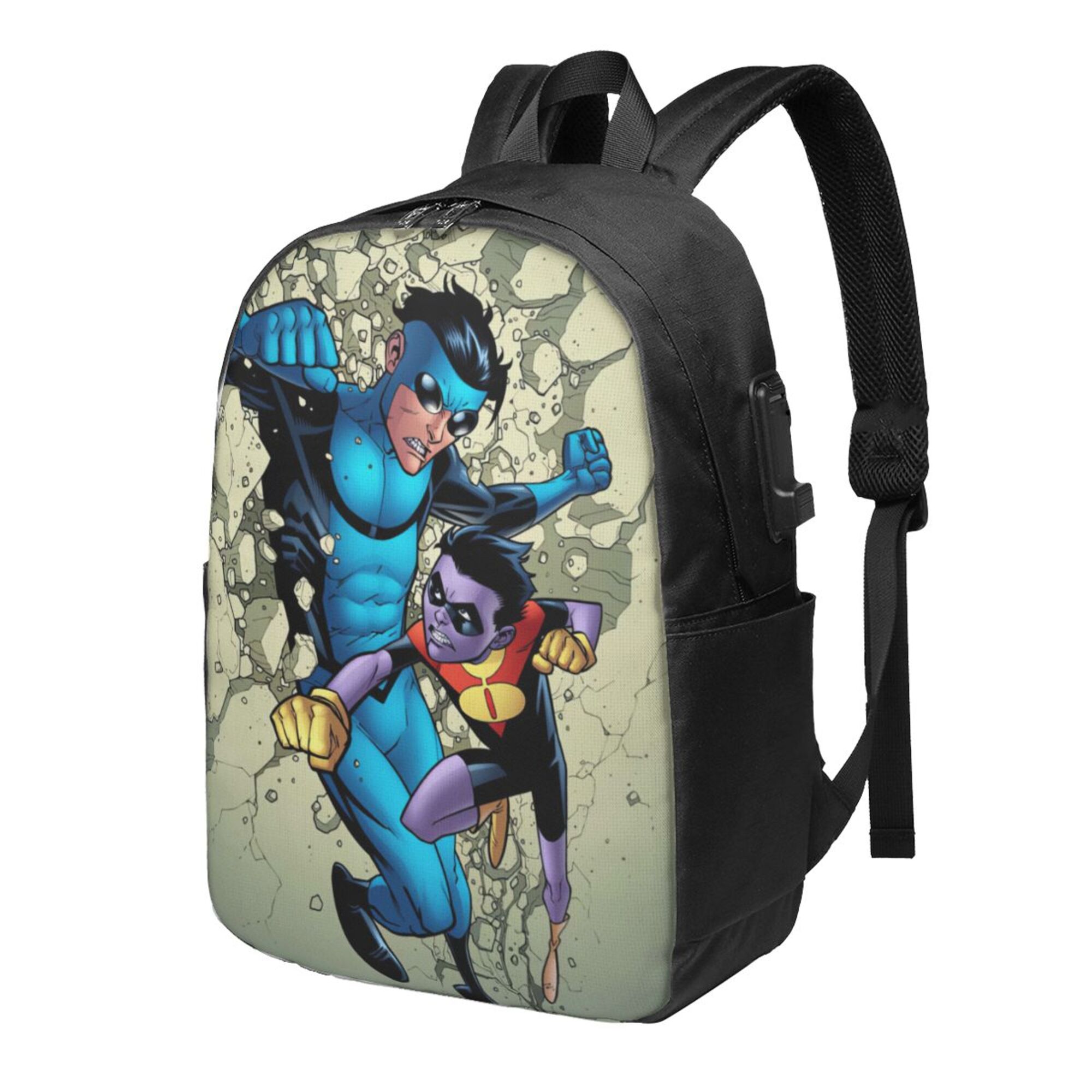 Invincable Backpack Invincible Travel Laptop Backpack 17 Inch Backpack with USB Charger ...