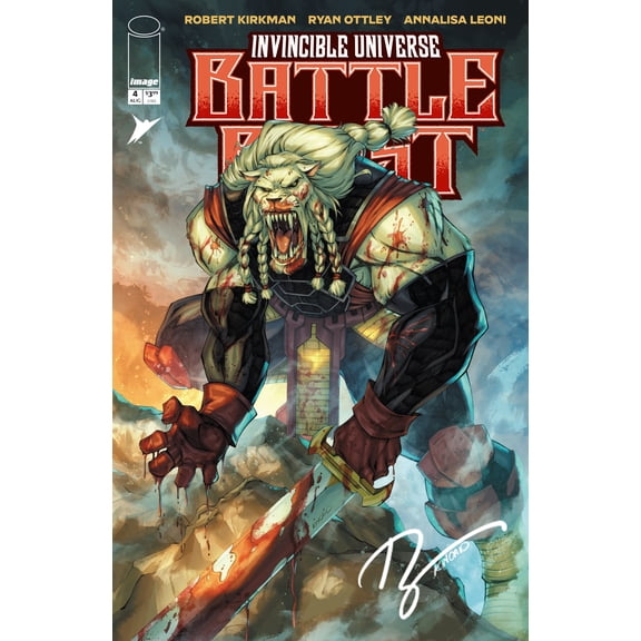 Invincible Universe: Battle Beast #4 Ryan Kincaid ***SIGNED*** Variant A Trade LTD 1000