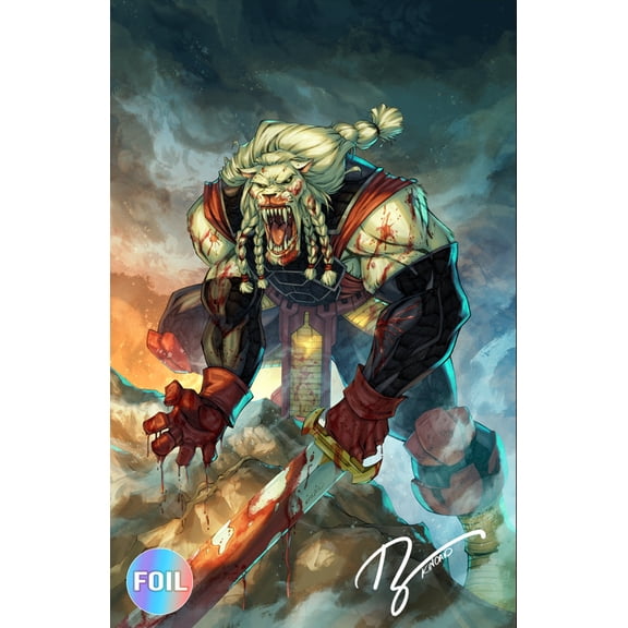 Invincible Universe: Battle Beast #4 Ryan Kincaid ***SIGNED*** Variant B Virgin Foil LTD 1000