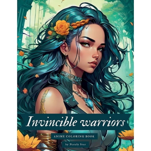 Invincible warriors: Anime coloring book, (Paperback)