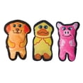 thumbnail image 1 of Invincibles Dog Toy Tough Durable Squeaker Tugs Choose Pig Dog or Duck Character (All 3 Characters), 1 of 5