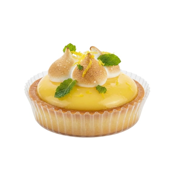 Pastry Tek Invisa-liner 2 oz Round Clear Plastic Bakery Liner - 2 1/2" x 2 1/2" x 1" - 200 count box