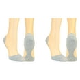 thumbnail image 1 of InvisaSock Closed Toe 2 Pair Pack Socks - Heather Gray, 1 of 2