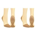 thumbnail image 1 of InvisaSock Closed Toe 2 Pair Pack Socks - Mocha, 1 of 2