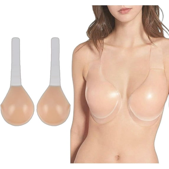 Invisalift Bra,Invisilift Bra for Large Breast, Adhesive Lift Invisible Shoulder Strap Reusable, Stylish Adhesive Bras