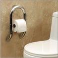 thumbnail image 1 of Invisia Toilet Roll Holder with Support Rail- Chrome, 1 of 1