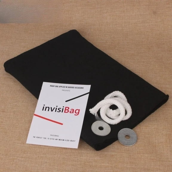 Invisibag (Black) Magic Tricks Object Appear Vanish From Magia Bag Magiciain Stage Illusions Gimmicks Props Comedy Party Games